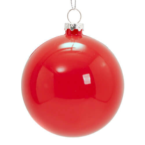Guaina per albero di Natale Ø 7,8 cm per sublimazione - rosso lucido