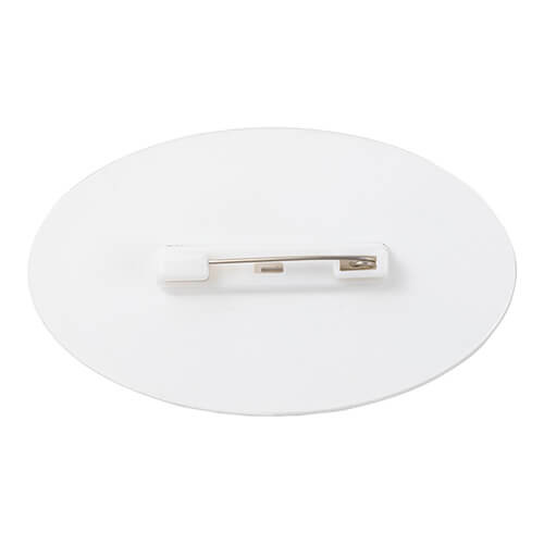 Targhetta acrilica 7,6 x 4,5 cm per sublimazione - ovale