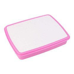 Lunch Box rosa per bambini - Stampa sublimatica a trasferimento termico