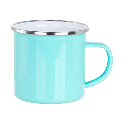 Tazza in metallo 360 ml per sublimazione - menta