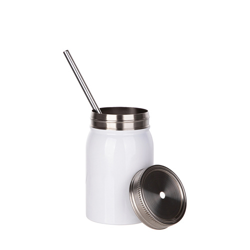 Set di 4 tazze Mason Tumbler da 500 ml in metallo da stampare