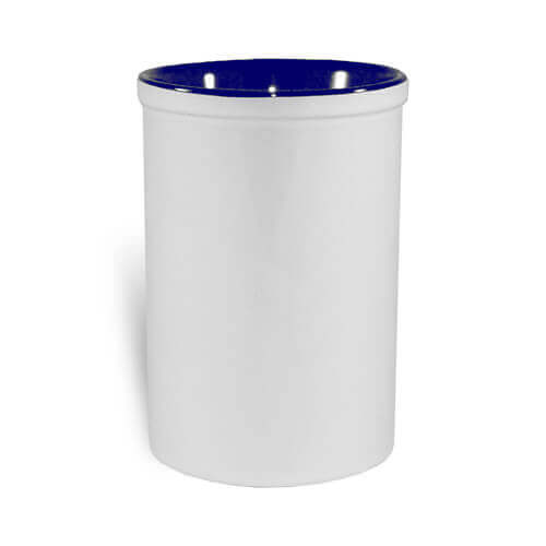 Portapenne in ceramica blu scuro Trasferimento termico a sublimazione