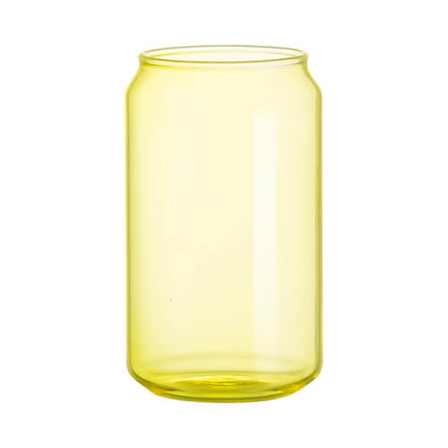 Vetro da 400 ml per sublimazione - giallo