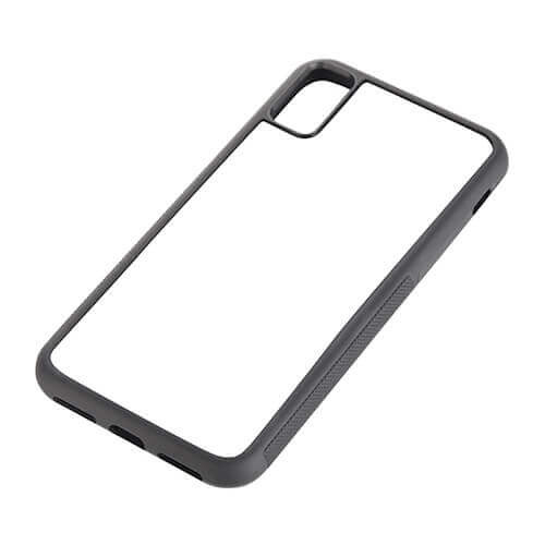 Custodia iPhone X nero in gomma Sublimazione trasferimento termico