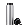 Borraccia in alluminio argento da 850 ml con tappo a vite con inserto nero per sublimazione