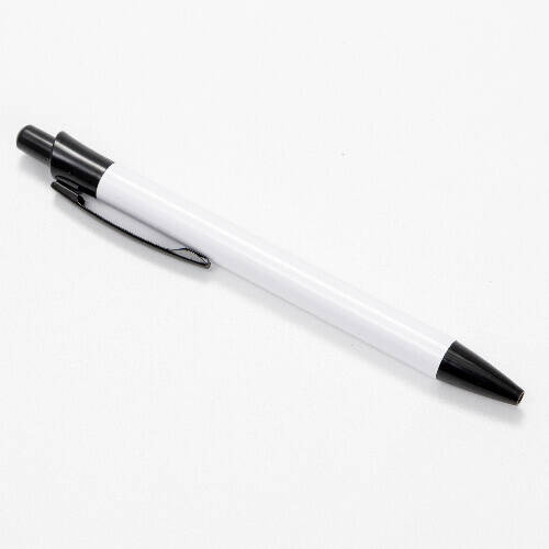 Penna a sfera a sublimazione - fusto bianco