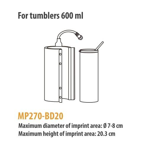 Riscaldatore per bicchieri da 600 ml per la pressa Elite Pro / Pro Max