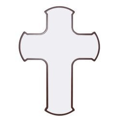 Cornice per foto croce 18,5 x 25 cm Sublimazione Trasferimento termico