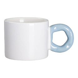 Tazza da 280 ml con manico a forma di ciambella per sublimazione - blu
