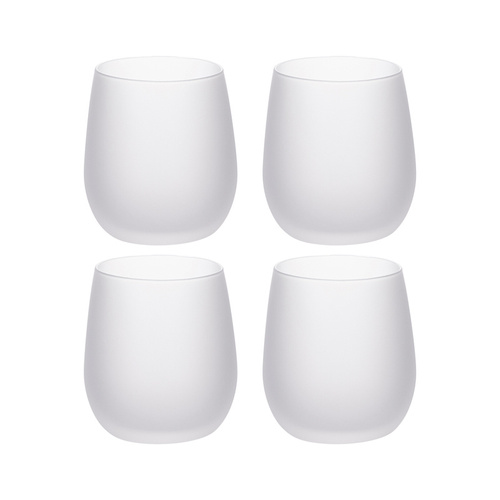 Set di 4 bicchieri da vino 300 ml stampabili
