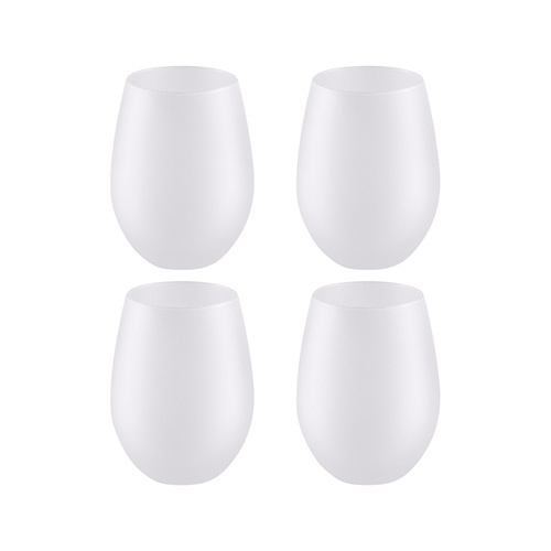 Set di 4 bicchieri da vino 500 ml stampabili