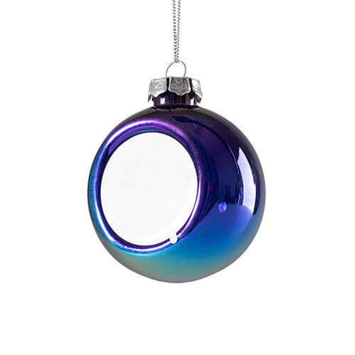 Guaina in plastica trasparente per albero di Natale ∅ 8 per sublimazione - blu