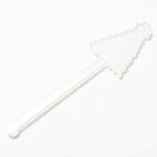 Agitatore per bevande in acrilico 10 cm per sublimazione - cerchio