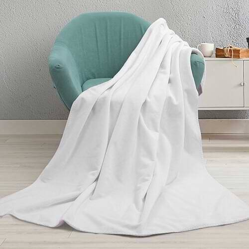 Coperta in microfibra e pile artico per sublimazione - corallo