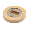 Apribottiglie rotondo in bambù ∅ 6 cm per sublimazione