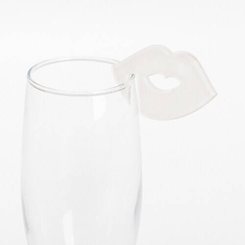 Appendino in vetro acrilico per sublimazione - labbra