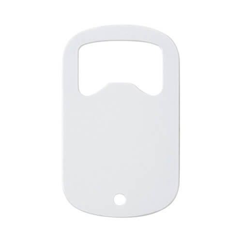 3 x 5 cm apribottiglie per sublimazione - bianco