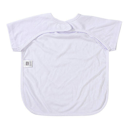 Bavaglino a forma di t-shirt per sublimazione