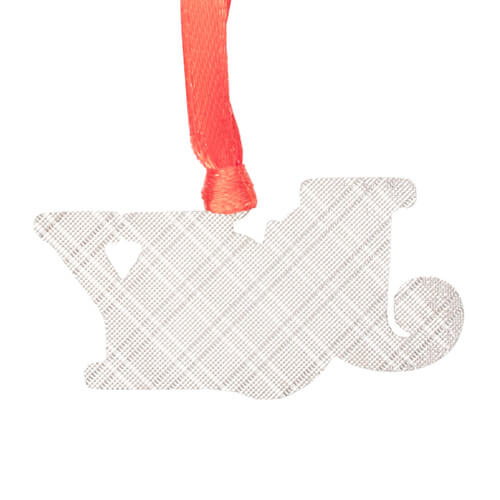 Ciondolo albero di Natale in metallo per sublimazione - JOY