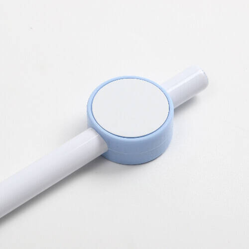 Copri cannuccia in silicone Ø 0,8/1 cm per sublimazione - cerchio blu