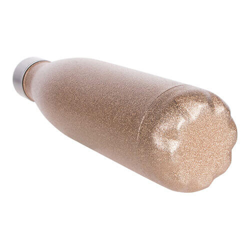 Borraccia bevande 500 ml - broccato oro - Stampa sublimatica a trasferimento termico