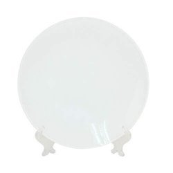 Piatto in Vetro 25 cm con Supporto Sublimazione Trasferimento termico