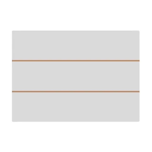 Portafoto rettangolare in MDF, a righe, 17,8 x 12,7 cm