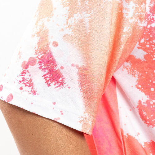 T-shirt Cotton-Like Bleached Leopard Dreamy Pink per sublimazione