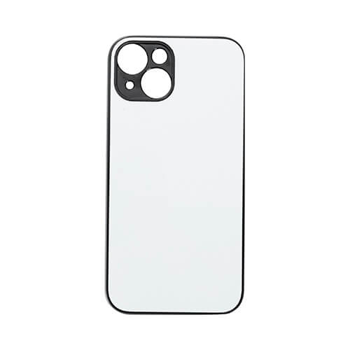 Custodia in plastica nera per iPhone 14 per sublimazione