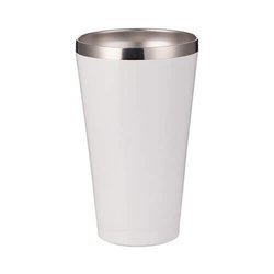 Tazza termico di acciaio senza coperchio - bianco