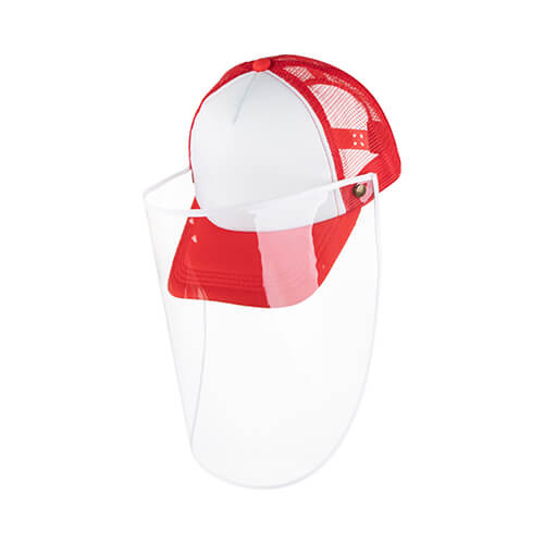 Visiera per sublimazione - Rosso