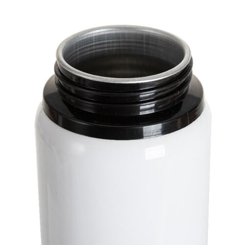 Borraccia da 600 ml con patta per sublimazione - bianca