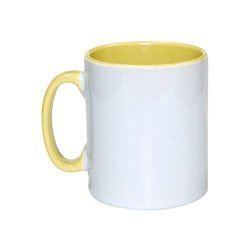 Tazza 300 ml FUNNY giallo Sublimazione Termostampa