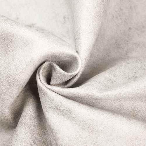 Set di 4 federe in pelle 40 x 40 cm da stampare - grigio chiaro