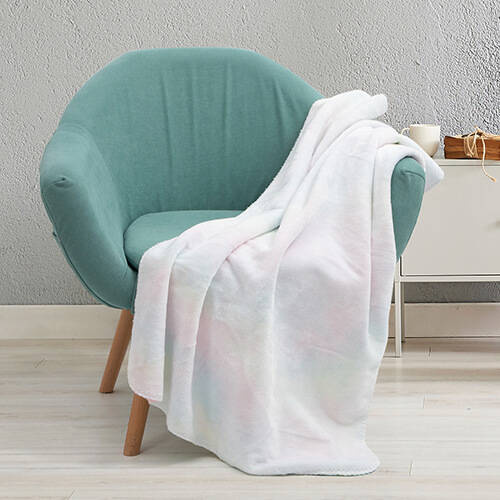 Coperta Minky con fodera in pile per la sublimazione