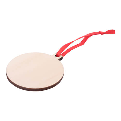 Ciondolo albero di Natale in legno per sublimazione - pallina