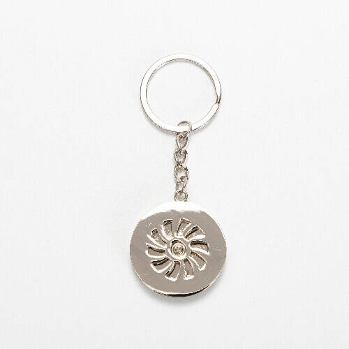 Portachiavi rotante per sublimazione - cerchio