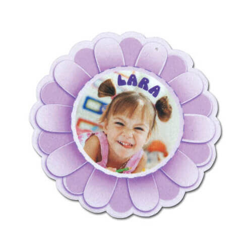 Ciondolo in feltro per sublimazione - fiore