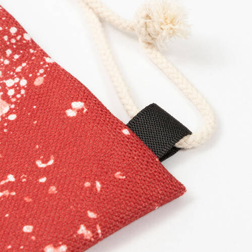 Borsa posteriore Bleached Starry Red per sublimazione