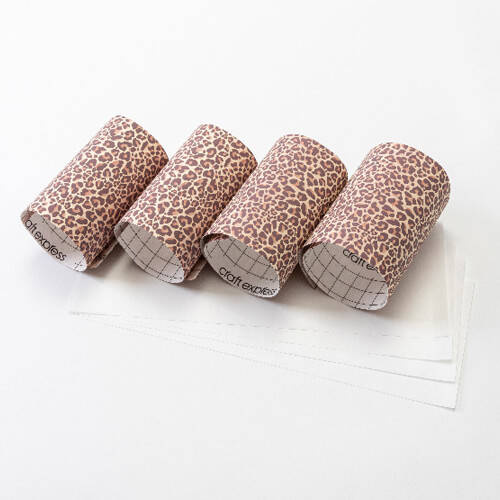 Foglio trasferibile Wild Leo 30,5 x 11,4 cm - 4 pz.