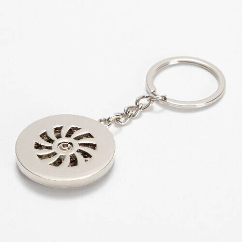 Portachiavi rotante per sublimazione - fiore