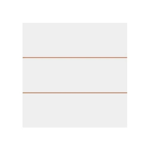 Cornice per foto quadrata in MDF, a righe, 20 x 20 cm