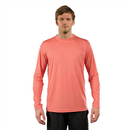 Maglietta Solar a maniche lunghe – Salmon