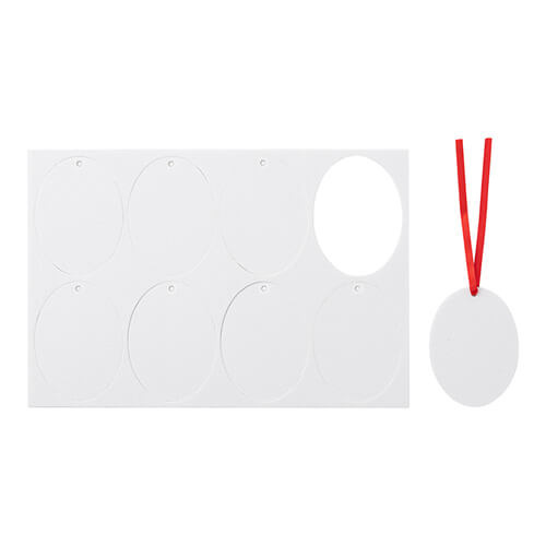 Appendiabiti per auto per sublimazione - ovale