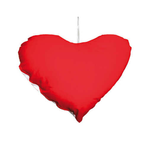 Mini federa cuore - ciondolo 26 x 20 cm per sublimazione - rosso