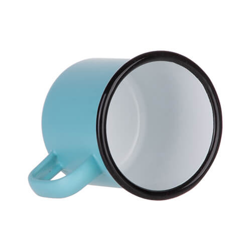 Tazza smaltata da 360 ml per sublimazione - Verde opaco