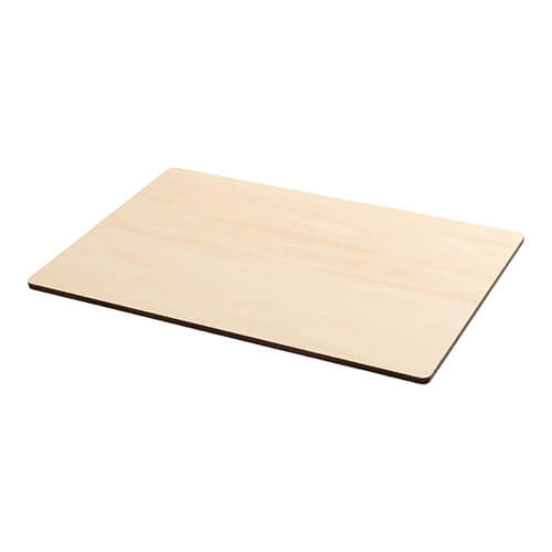 Foglio di compensato per sublimazione 20,3 x 30,5 cm - naturale