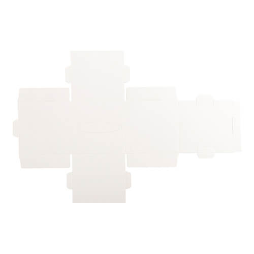 Confezione decorativa con finestra ovale per sublimazione - 10 x 10 x 10 cm