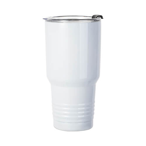 Tazza in acciaio inossidabile da 900 ml per sublimazione - bianco