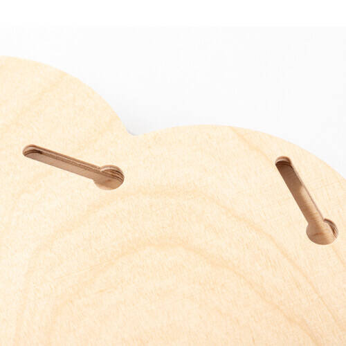 Cornice per foto - cuore in compensato per sublimazione - 15,2 x 15,2 cm